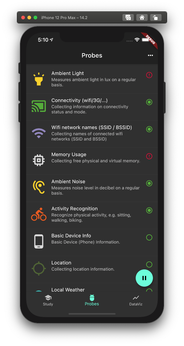 CARP Mobile Sensing – Copenhagen Research Platform (CARP)